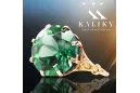 Emerald Original Vintage 14K Rose Gold Ring Vintage craft vrc073r